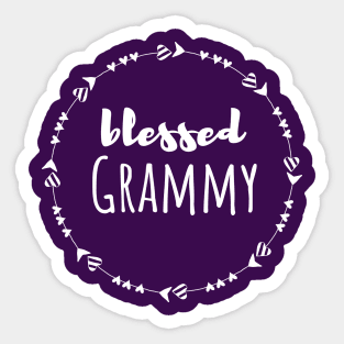 Blessed Grammy Tribal Arrow Sticker